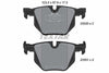 Textar Brake Pads Set Brake Pads Full Set Of 4 Rear 2355001 thumbnail