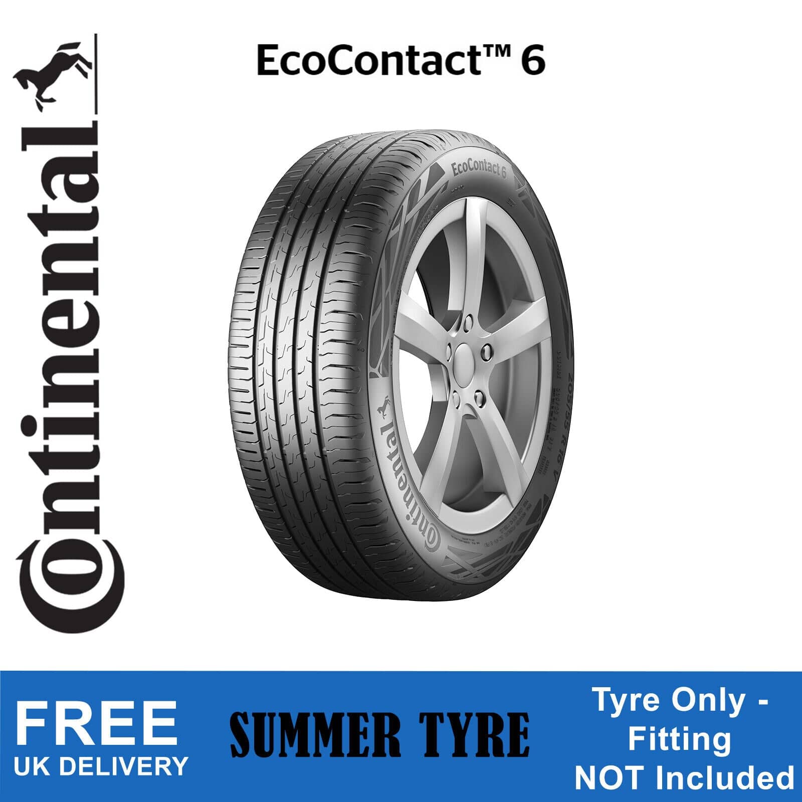 235/50/R19 Continental Tyre 235 50 19 99W Ecocontact 6 Summer MO