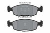 Textar Brake Pads Full Set Of 4 Front 2355202 thumbnail