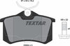 Textar Brake Pads Full Set Of 4 Rear With Brake Caliper Screws 2355401 thumbnail