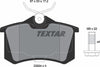 Textar Brake Pads Full Set Of 4 Rear With Brake Caliper Screws 2355402 thumbnail
