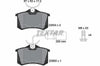 Textar Brake Pads Full Set Of 4 Rear With Brake Caliper Screws 2355403 thumbnail
