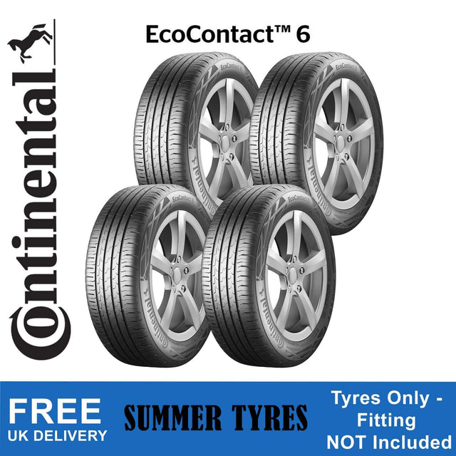 Continental Ecocontact 6 235/55 R18 104V XL Tyre Summer EU Label A/A 72dB Set of 4 - image 2