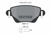 Textar Brake Pads Full Set Of 4 Rear With Brake Caliper Screws 2355701 thumbnail