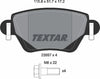 Textar Brake Pads Full Set Of 4 Rear With Brake Caliper Screws 2355701 thumbnail