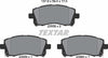 Textar Brake Pads Full Set Of 4 Front Rear 2355802 thumbnail