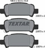 Textar Brake Pads Set Brake Pads Full Set Of 4 Rear 2357202 thumbnail