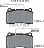Textar Brake Pads Full Set Of 4 Front 2357501 thumbnail
