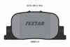 Textar Brake Pads Set Brake Pads Full Set Of 4 Rear 2359201 thumbnail