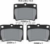 Textar Brake Pads Set Brake Pads Full Set Of 4 Rear 2359301 thumbnail