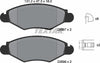 Textar Brake Pads Full Set Of 4 Front With Brake Caliper Screws With Accessories 2359703 thumbnail