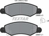 Textar Brake Pads Full Set Of 4 Front With Accessories 2360501 thumbnail