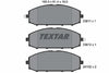 Textar Brake Pads Full Set Of 4 Front 2361101 thumbnail