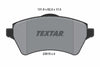 Textar Brake Pads Full Set Of 4 Front 2361501 thumbnail