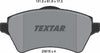 Textar Brake Pads Full Set Of 4 Front 2361501 thumbnail