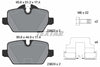 Textar Brake Pads Full Set Of 4 Rear With Brake Caliper Screws With Accessories 2362303 thumbnail