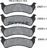 Textar Brake Pads Set Brake Pads Full Set Of 4 Rear 2362701 thumbnail