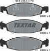 Textar Brake Pads Full Set Of 4 Front 2363101 thumbnail
