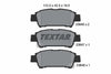 Textar Brake Pads Set Brake Pads Full Set Of 4 Rear 2364601 thumbnail