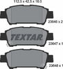 Textar Brake Pads Set Brake Pads Full Set Of 4 Rear 2364601 thumbnail