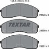 Textar Brake Pads Full Set Of 4 Front 2364904 thumbnail