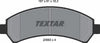 Textar Brake Pads Full Set Of 4 Front 2366301 thumbnail