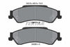Textar Brake Pads Set Brake Pads Full Set Of 4 Rear 2367701 thumbnail