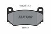 Textar Brake Pads Full Set Of 4 Front 2367901 thumbnail