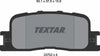 Textar Brake Pads Set Brake Pads Full Set Of 4 Rear 2370201 thumbnail