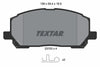 Textar Brake Pads Full Set Of 4 Front 2370301 thumbnail