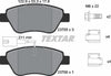 Textar Brake Pads Full Set Of 4 Front With Brake Caliper Screws With Accessories 2370502 thumbnail