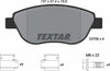 Textar Brake Pads Full Set Of 4 Front With Brake Caliper Screws With Accessories 2370803 thumbnail
