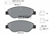 Textar Brake Pads Full Set Of 4 Front With Brake Caliper Screws With Accessories 2371104 thumbnail