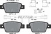 Textar Brake Pads Set Brake Pads Full Set Of 4 Rear 2371403 thumbnail