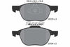 Textar Brake Pads Full Set Of 4 Front 2372301 thumbnail