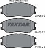 Textar Brake Pads Full Set Of 4 Front 2372601 thumbnail