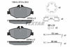 Textar Brake Pads Full Set Of 4 Front With Brake Caliper Screws 2374303 thumbnail