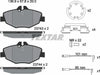 Textar Brake Pads Full Set Of 4 Front With Brake Caliper Screws 2374303 thumbnail
