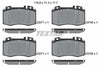 Textar Brake Pads Full Set Of 4 Front 2374502 thumbnail