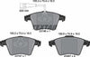 Textar Brake Pads Full Set Of 4 Front 2374601 thumbnail