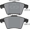 Textar Brake Pads Full Set Of 4 Front 2374701 thumbnail