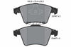 Textar Brake Pads Full Set Of 4 Front 2374702 thumbnail