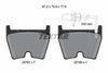 Textar Brake Pads Full Set Of 4 Front 2375104 thumbnail