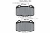 Textar Brake Pads Full Set Of 4 Front 2375301 thumbnail