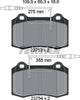 Textar Brake Pads Full Set Of 4 Front 2375301 thumbnail