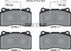 Textar Brake Pads Full Set Of 4 Front 2375601 thumbnail