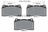 Textar Brake Pads Full Set Of 4 Front 2375603 thumbnail