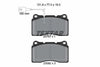 Textar Brake Pads Full Set Of 4 Front 2375701 thumbnail
