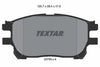 Textar Brake Pads Full Set Of 4 Front 2375901 thumbnail