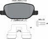 Textar Brake Pads Full Set Of 4 Rear With Brake Caliper Screws 2376002 thumbnail